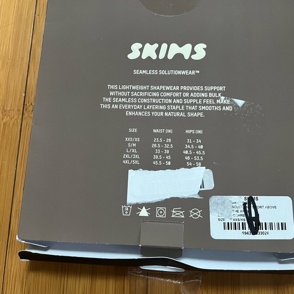 Skims Sculpting Above the Knee Shorts sz XXS/XS OCHRE color - Picture 6 of 6